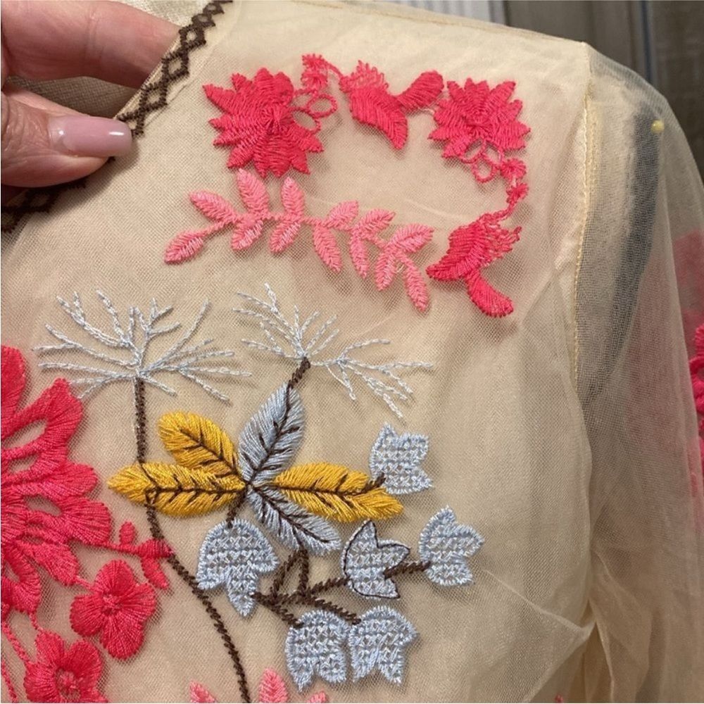 Floral Embroidered Maxi Dress - Picture 8 of 15
